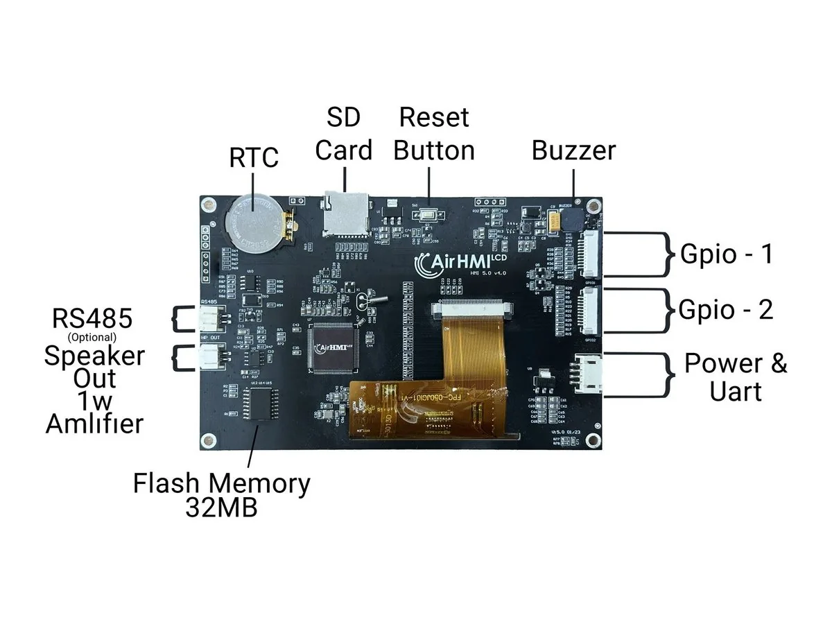 AirHMI 10.1" Rezistif Industry – görsel 3