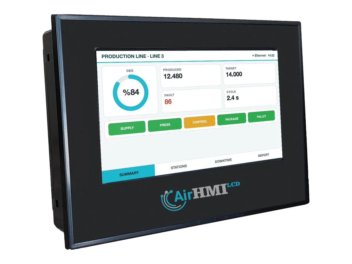 AirHMI Panel PC 7" Ethernet Capacitive